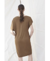 TOASTED ADJUSTABLE STRAP ELASTIC DRESS