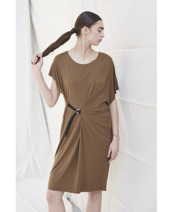 TOASTED ADJUSTABLE STRAP ELASTIC DRESS