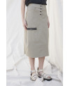 SALVIA ELASTIC SERGE SKIRT