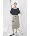 SALVIA ELASTIC SERGE SKIRT