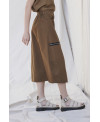 TOASTED ELASTIC SERGE SKIRT