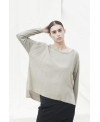 CAMISETA OVERSIZE DE LYOCELL SALVIA