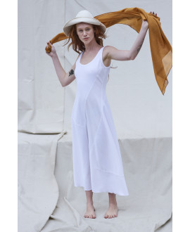 VESTIDO TEJIDOS COMBINADOS DE TIRANTES CANALÉ NEGRO