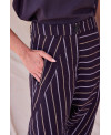 PURPLE STRIPED TROUSERS
