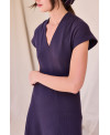 VESTIDO ASIMÉTRICO DE CANALÉ MORADO