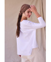 SAMARRETA OVERSIZE LYOCELL BLANC
