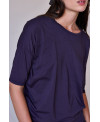 3/4 ICONIC T-SHIRT IN PURPLE