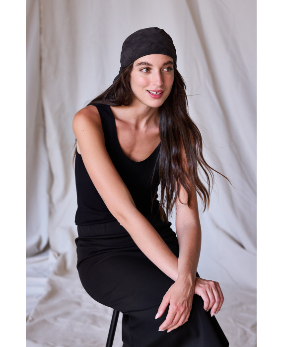 MOCADOR TRIANGLE DE PELL EN MORAT