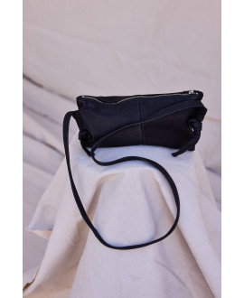Bolso de piel pequeño NEGRO