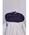 PURPLE KNOTTED SHOULDER BAG