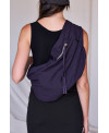 BOLSA CON NUDO EN EL ASA MORADO