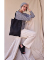 TOTE BAG PELL NEGRE