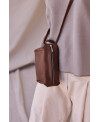 SQUARE LEATHER POUCH
