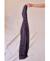 FOULARD DE RAYAS MORADO