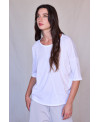CAMISETA ICÓNICA 3/4 BLANCA