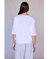 CAMISETA ICÓNICA 3/4 BLANCA