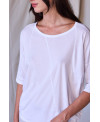 CAMISETA ICÓNICA 3/4 BLANCA