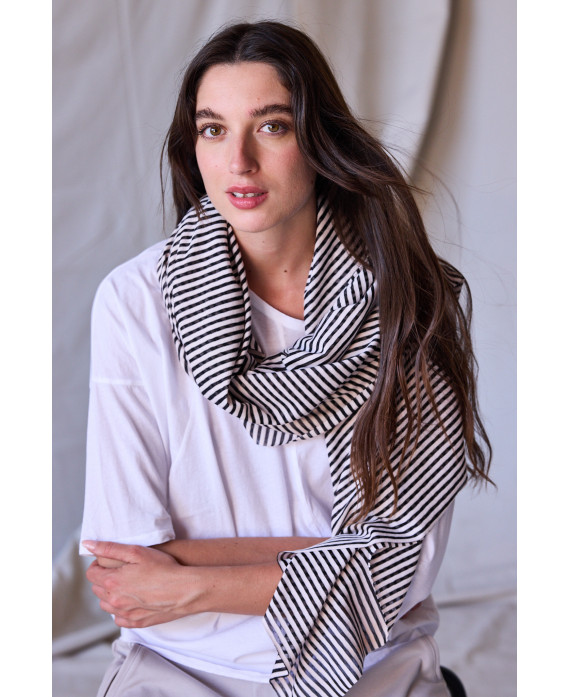 FOULARD DE RATLLES BLANC