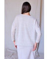 JERSEY DE PUNTO DE LINO Y ESCOTE DE PICO