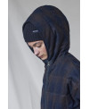 THE PADDED WOOL JACKET WITH HOOD