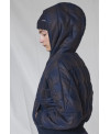 THE PADDED WOOL JACKET WITH HOOD