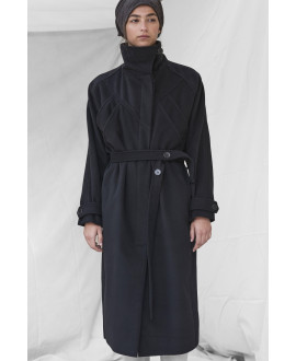 THE COAT WITH BELT