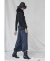 Bossa petita de pell NEGRE