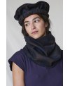 SQUARES WOOL COLLAR