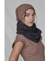 SQUARES WOOL COLLAR