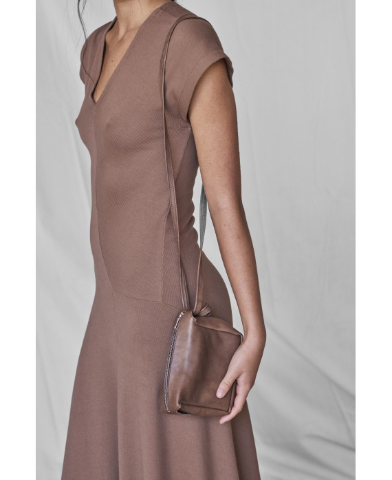 MINI BOLSO CUADRADO DE PIEL