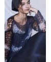 HAND MADE MOHAIR SWEATER IN BLACK