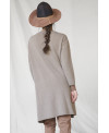 CASHMERE TRICOT JACKET IN HAZELNUT