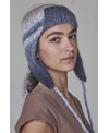 MOHAIR KNITTED AVIATOR HAT