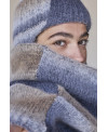 MOHAIR KNITTED AVIATOR HAT