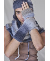 MOHAIR KNITTED MITTEN
