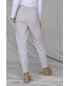 ELASTIC BASIC TROUSERS IN LIGHT GREY