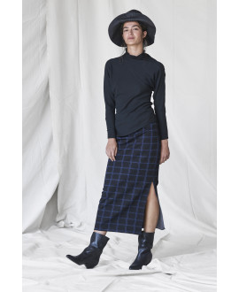 SQUARES LONG SKIRT