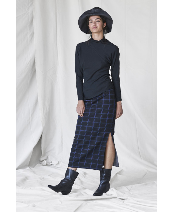 SQUARES LONG SKIRT