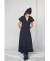 ASYMMETRIC RIBBED DRESS