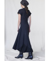 ASYMMETRIC RIBBED DRESS