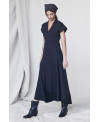 ASYMMETRIC RIBBED DRESS