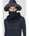 WOOL AND CASHMERE COLLAR IN BLACK