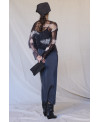 HAND MADE MOHAIR SWEATER IN BLACK
