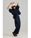 PANTALÓN ANCHO GOMA ESPALDA EN NAVY