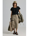 THYME ELASTIC SERGE SKIRT