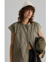 MULTI POCKET VEST IN THYME