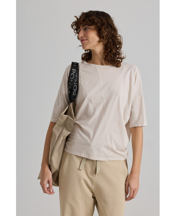 3/4 ICONIC T-SHIRT IN PEARL