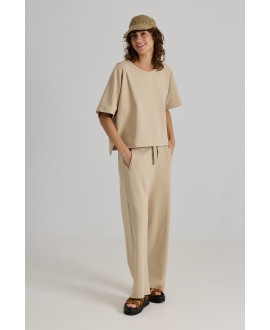 SAMARRETA OVERSIZE DE MÀNIGA AMPLA CREMA