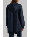 PARKA DE BAJO IRREGULAR Y MULTIBOLSILLOS NAVY