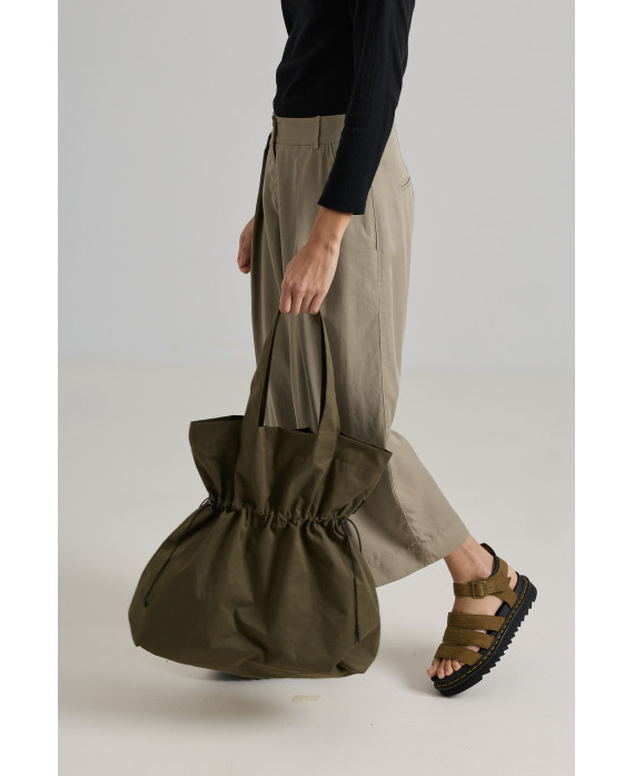 BAG WITH ADJUSTABLE STRAP IN KHAKI